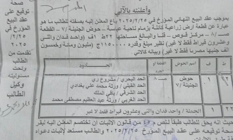انقذوا املاك الكنيسة الانجلية من الفساد المالى 6 FB IMG 1753284615376