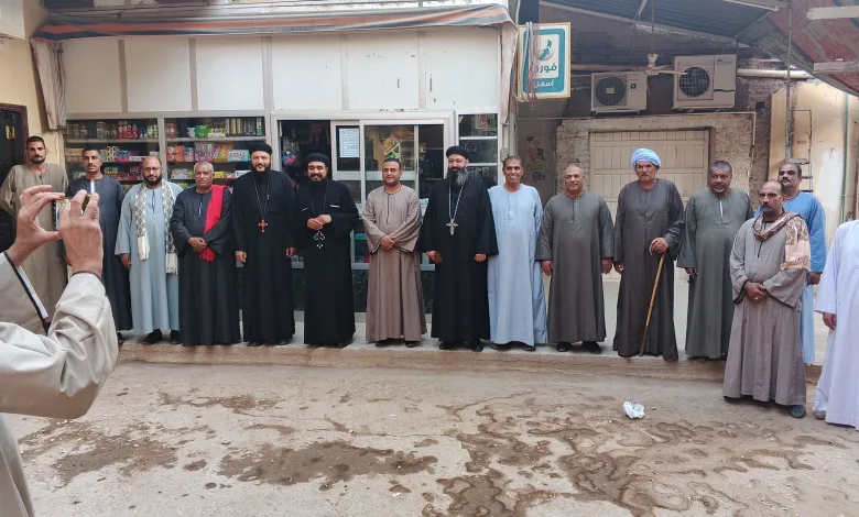 استقبال حافل للمرشح رائف البهجورى بدير الانبا بلامون بالقصروالصياد 6 IMG 20251021 175229 550