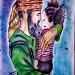 بالصور سمر هانى تشارك بلوحاتها الفنية بحضور محافظ قنا بثقافة نجع حمادى 2 IMG 20250317 WA0004