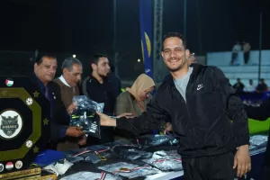 ختام رائع لبطوله النوباريه الكبري برعايه حزب حماه الوطن والتفتيش الثاني يحمل درع البطوله بعد الفوز علي الكليات 3 IMG 20250329 164816 708