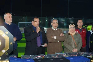 ختام رائع لبطوله النوباريه الكبري برعايه حزب حماه الوطن والتفتيش الثاني يحمل درع البطوله بعد الفوز علي الكليات 1 IMG 20250329 165032 473