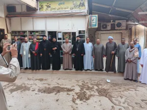 استقبال حافل للمرشح رائف البهجورى بدير الانبا بلامون بالقصروالصياد 1 IMG 20251021 175229 550