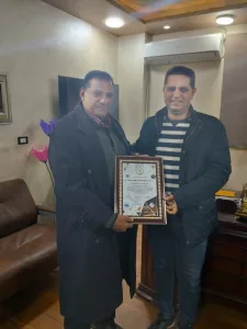 الإتحاد الشبابى لدعم مصر يشارك في احتفالات عيد الشرطة المصرية بزيارة لقسم شرطة مركز ومدينة بدر لتقديم التهنئة بالبحيرة 5 IMG 20260128 WA0119