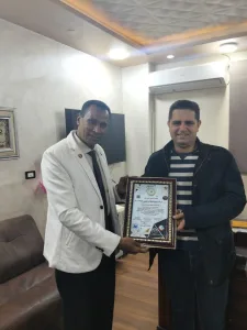 الإتحاد الشبابى لدعم مصر يشارك في احتفالات عيد الشرطة المصرية بزيارة لقسم شرطة مركز ومدينة بدر لتقديم التهنئة بالبحيرة 6 IMG 20260128 WA0120